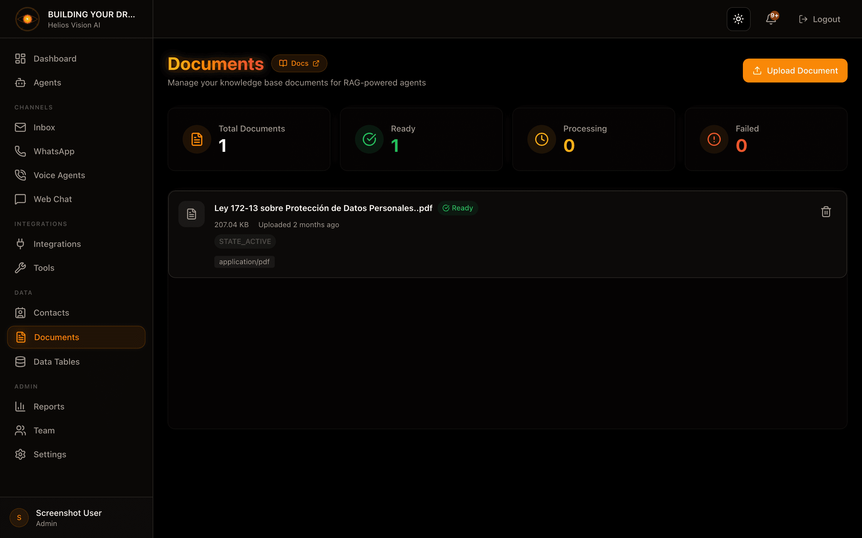 Lista de Documentos