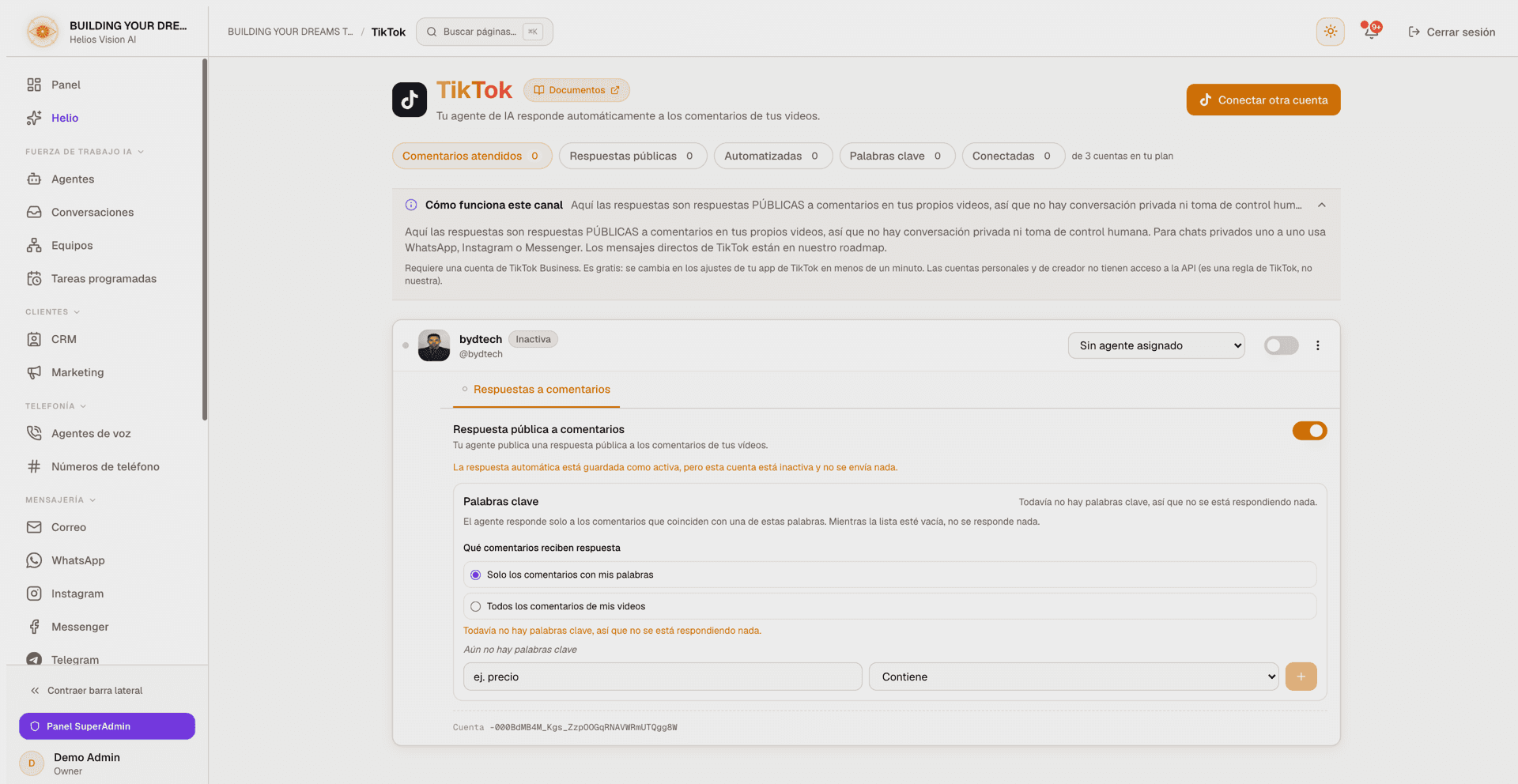 Cuentas de TikTok